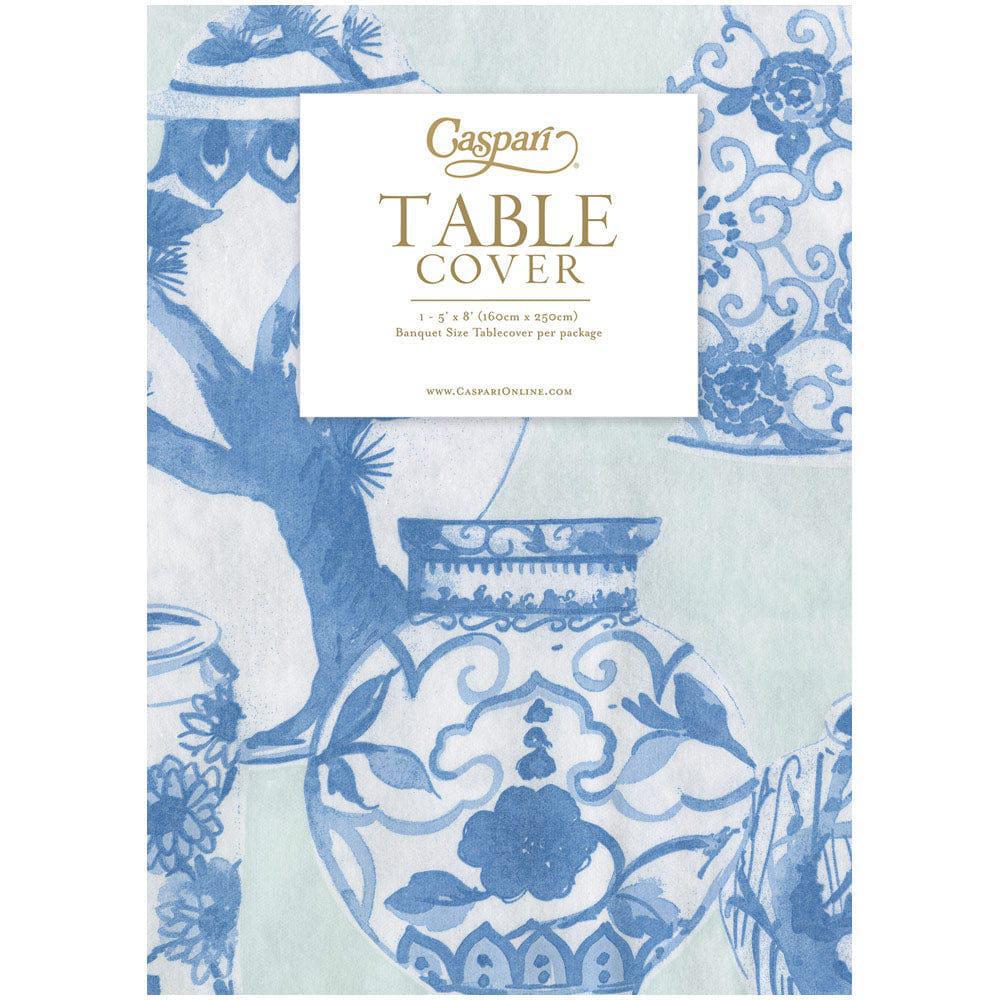 Celadon Glazed Porcelain Paper Linen Table Cover