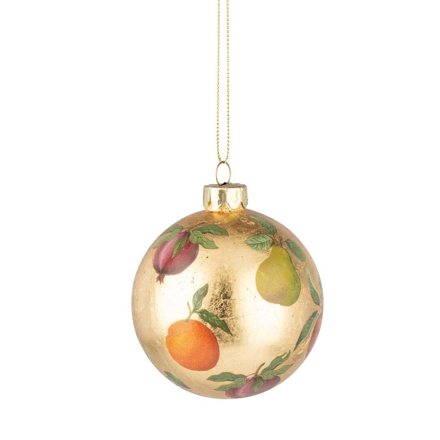 Fruit Motif with Gold Foil Ornament