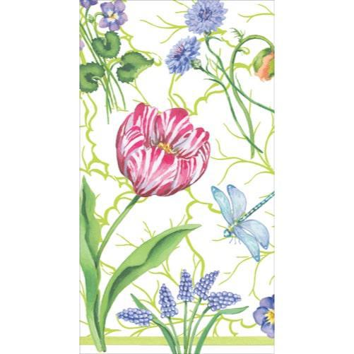 Floral Majolica Guest Towel Napkins