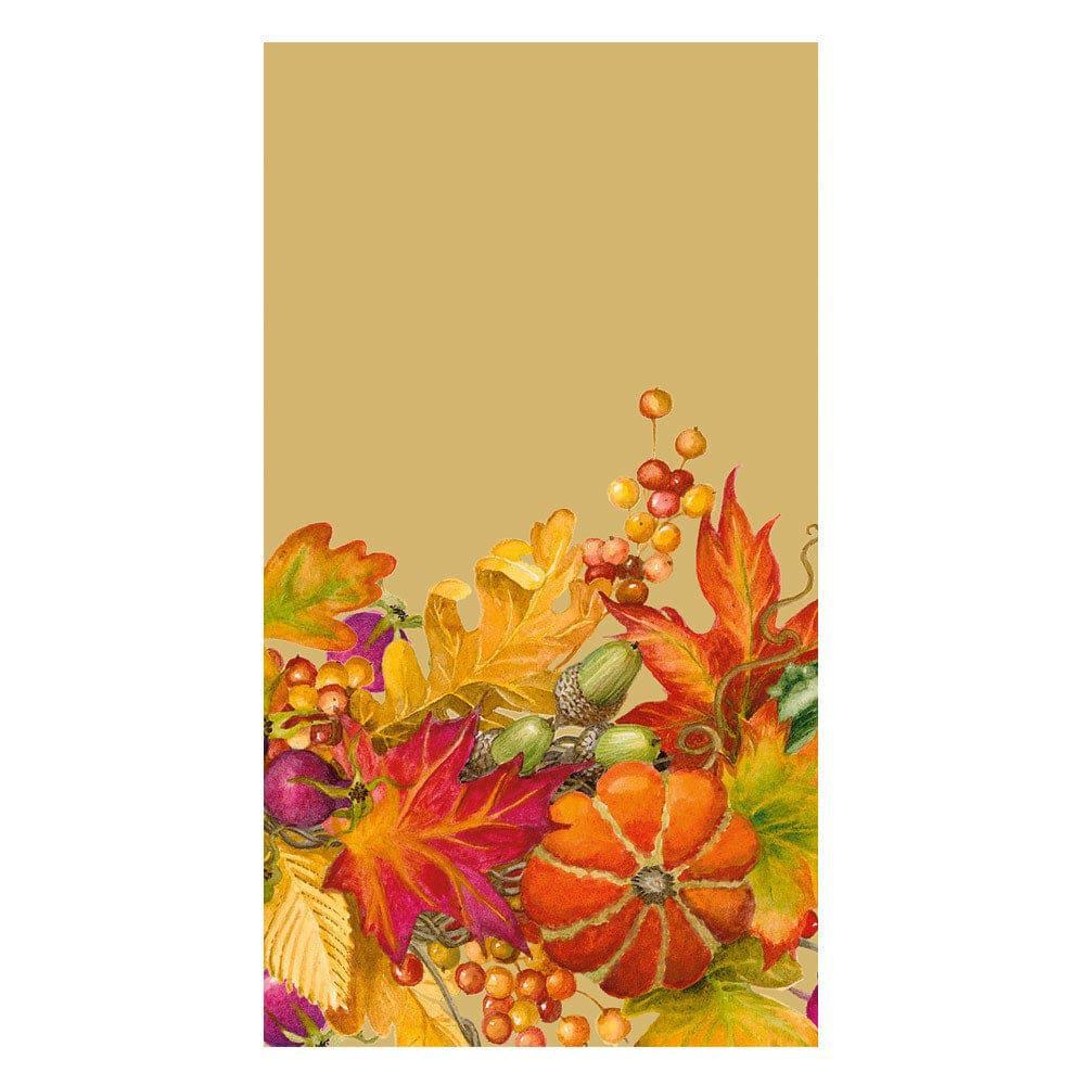 Harvest Garland Gold Guest Towel Napkins