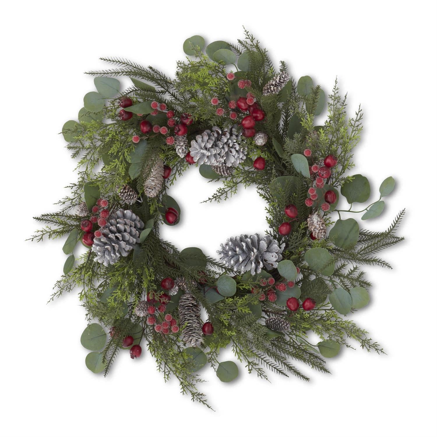 Mixed Pine & Eucalyptus Wreath