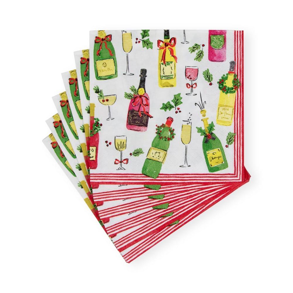 Tipsy And Toasty Paper Cocktail Napkin