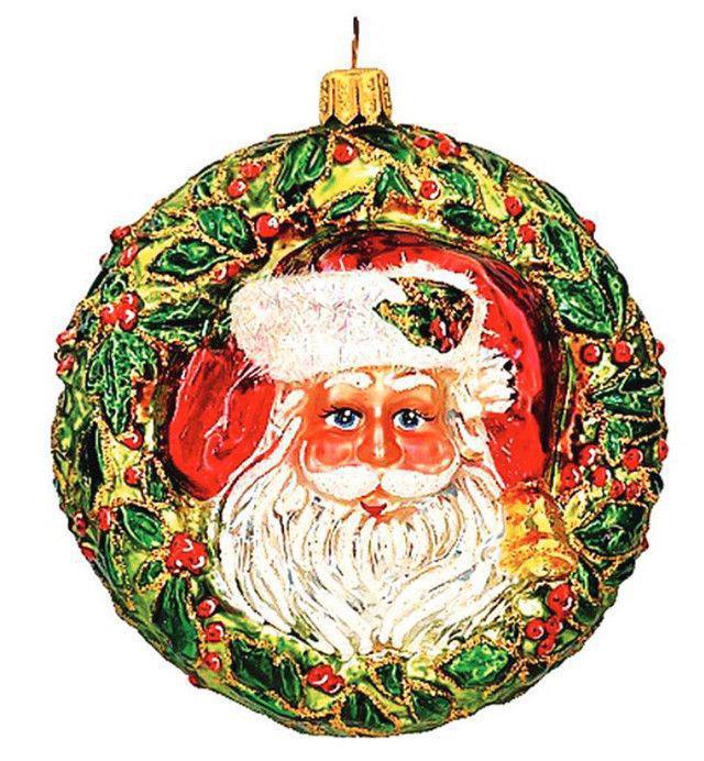 Kris Kringle Wreath Ornament | Heartfully Yours