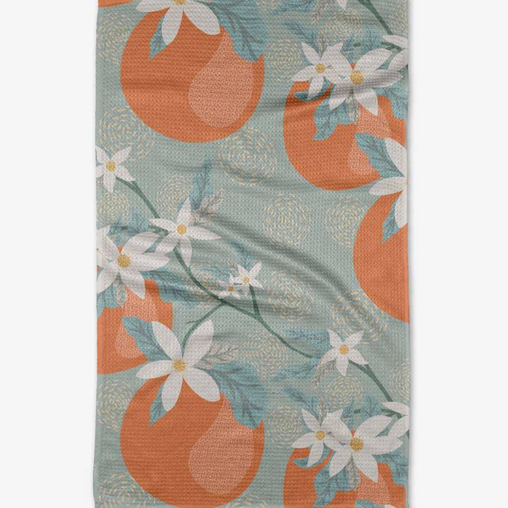 Orange Blossom Tea Towel