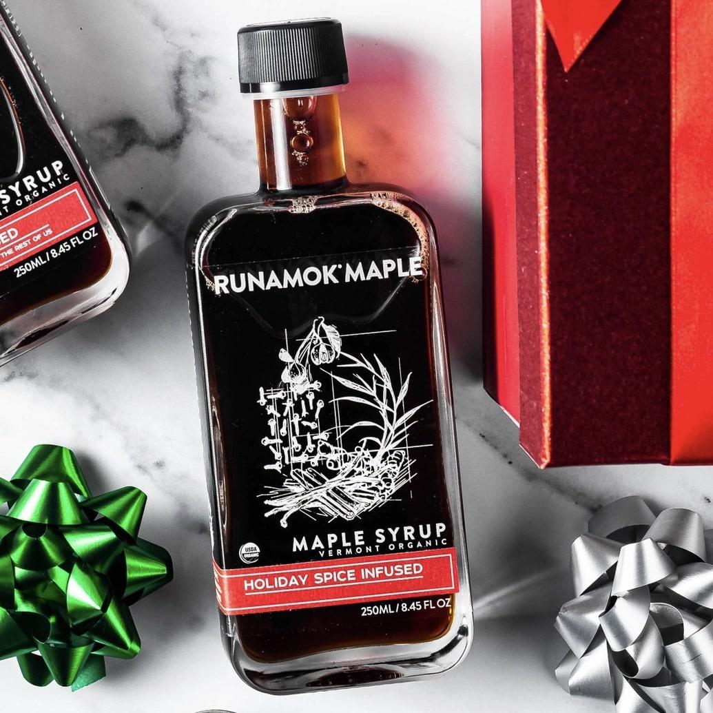 Holiday Spice Infused Maple Syrup