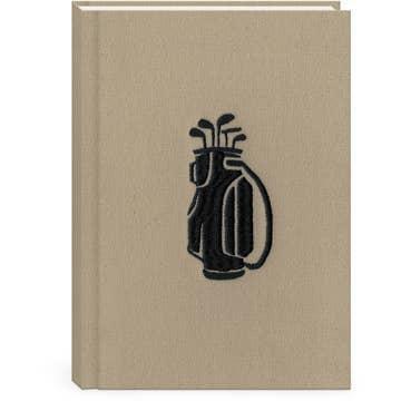Golf Bag Embroidered Journal