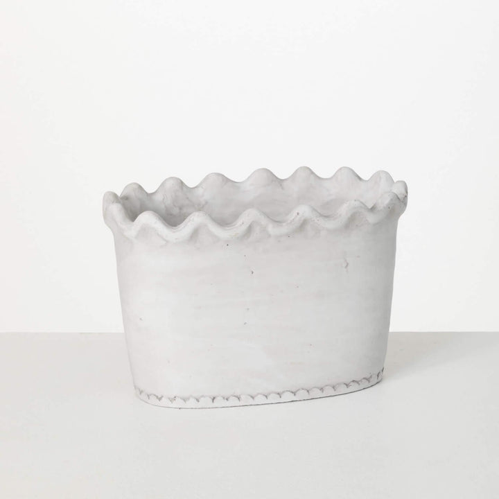 Scalloped Container
