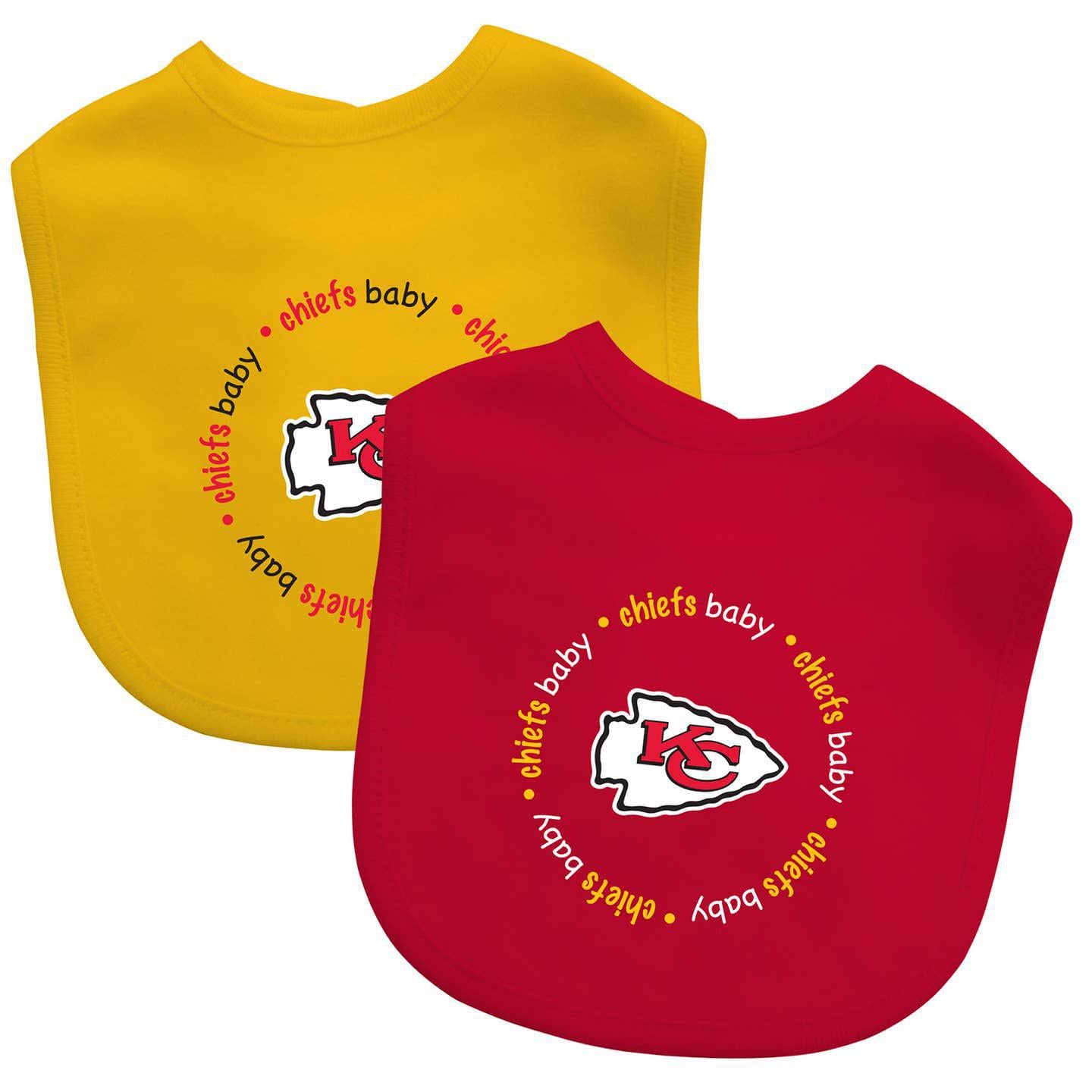 Kansas City Chiefs Baby Bibs