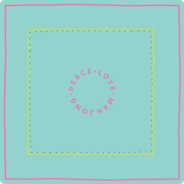 Light Aqua Mahjong Mat