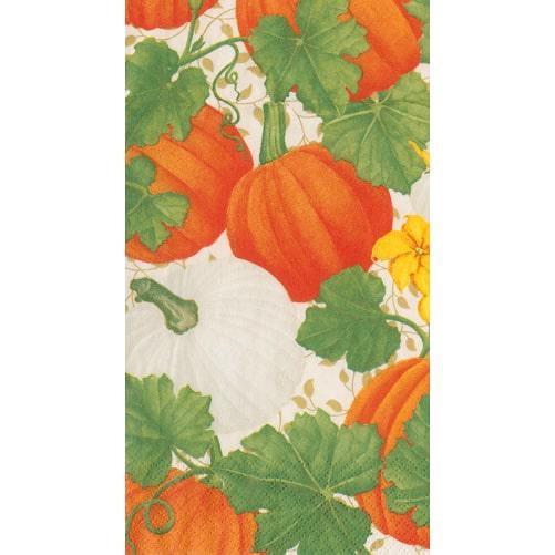 Pumpkin Chintz Guest Towel Napkins