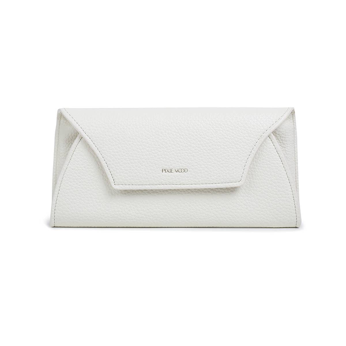 Mavis Pebbled Wallet | Coconut Cream