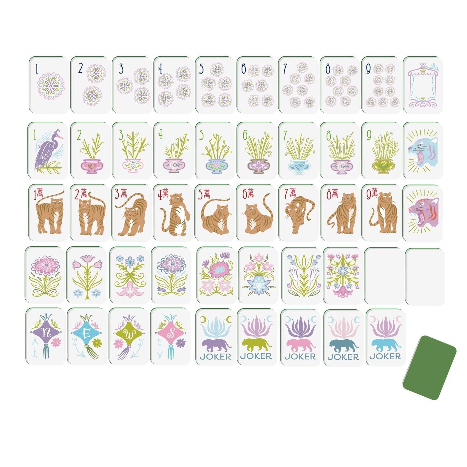 Moon Tiger Mahjong Set