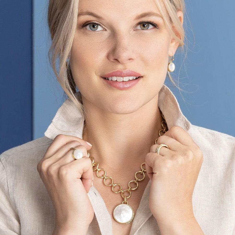 Naia Chunky Pearlescent Necklace