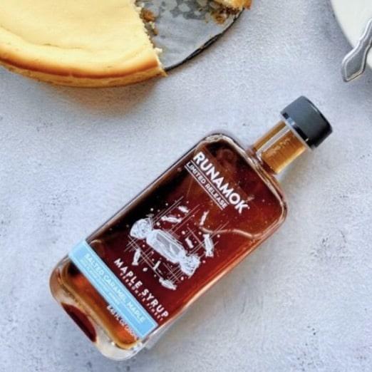 Salted Caramel Infused Maple Syrup