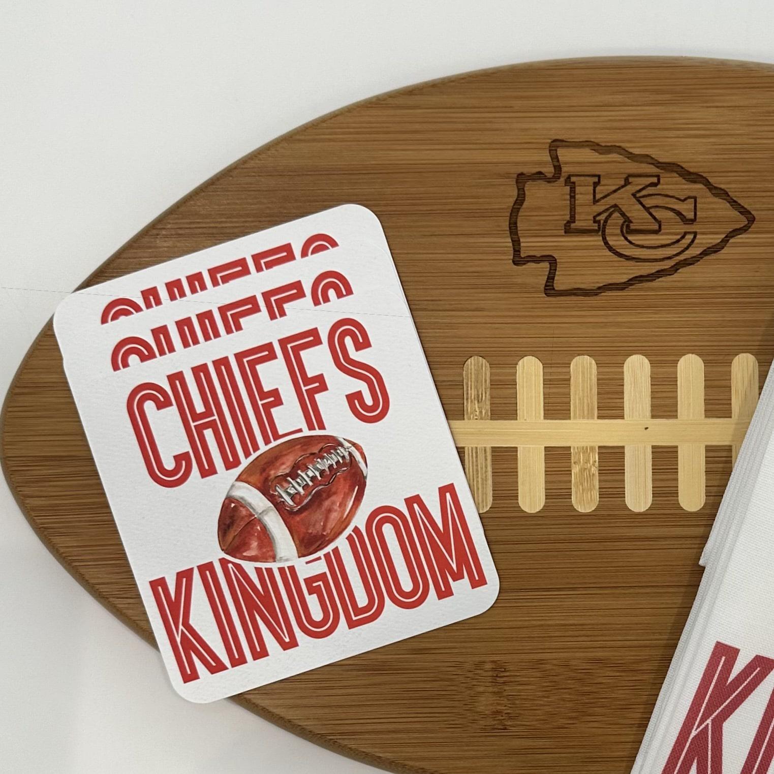 Chiefs Kingdom Paper Coasters