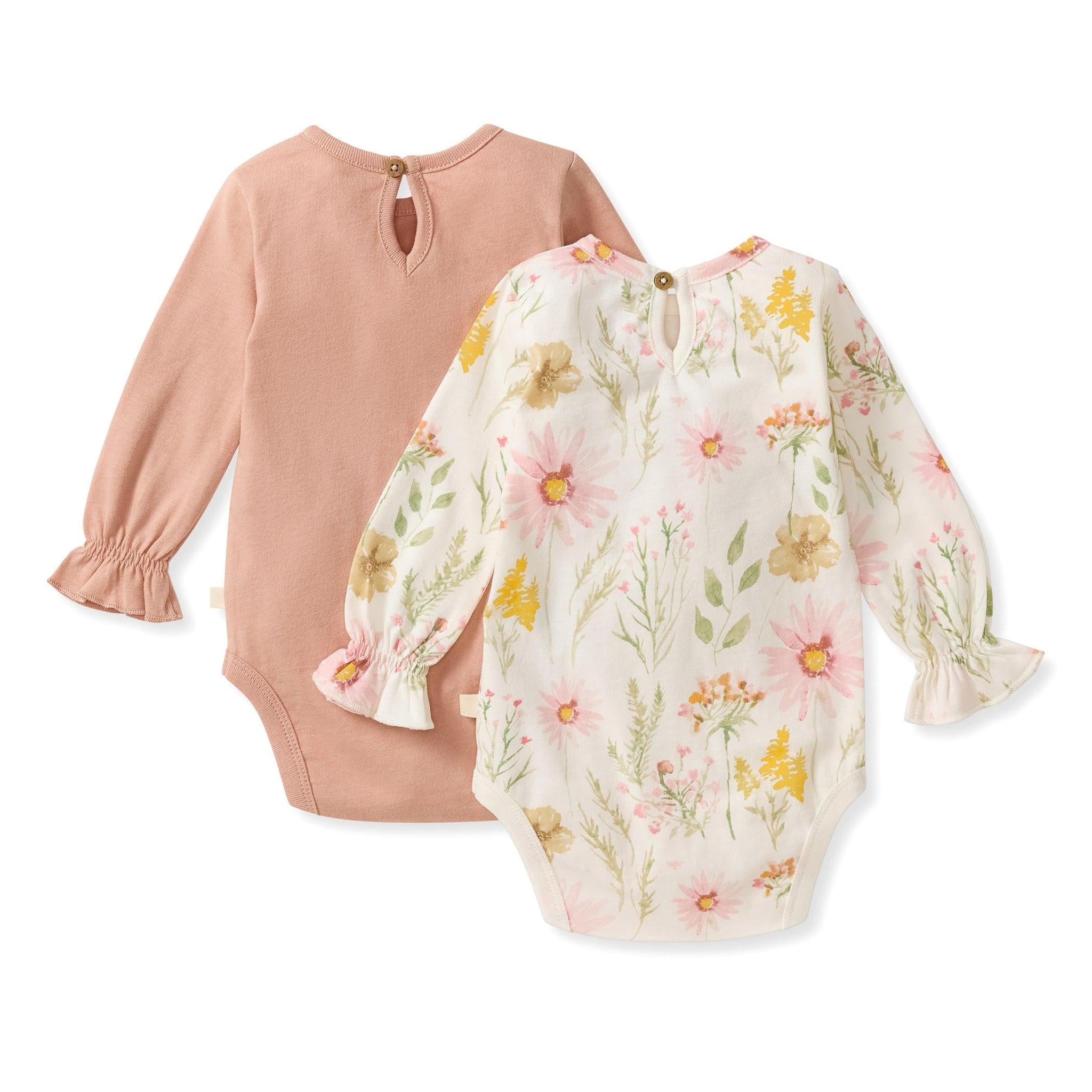 Wild Floral Bodysuits - 2 pack