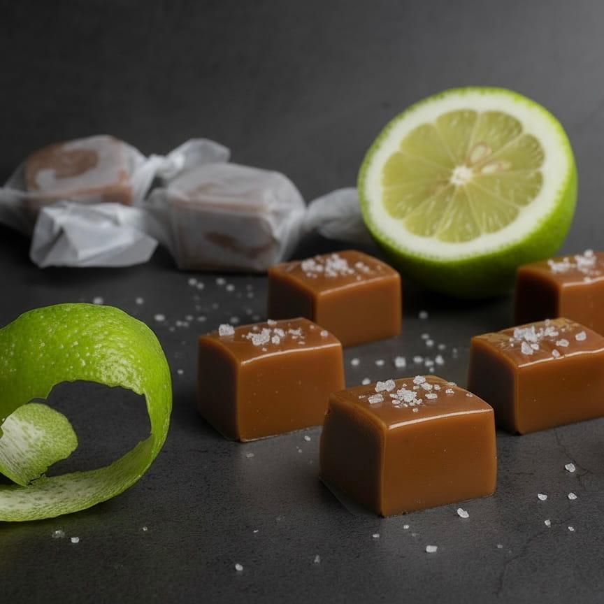 Kansas City Salted Lime Caramels
