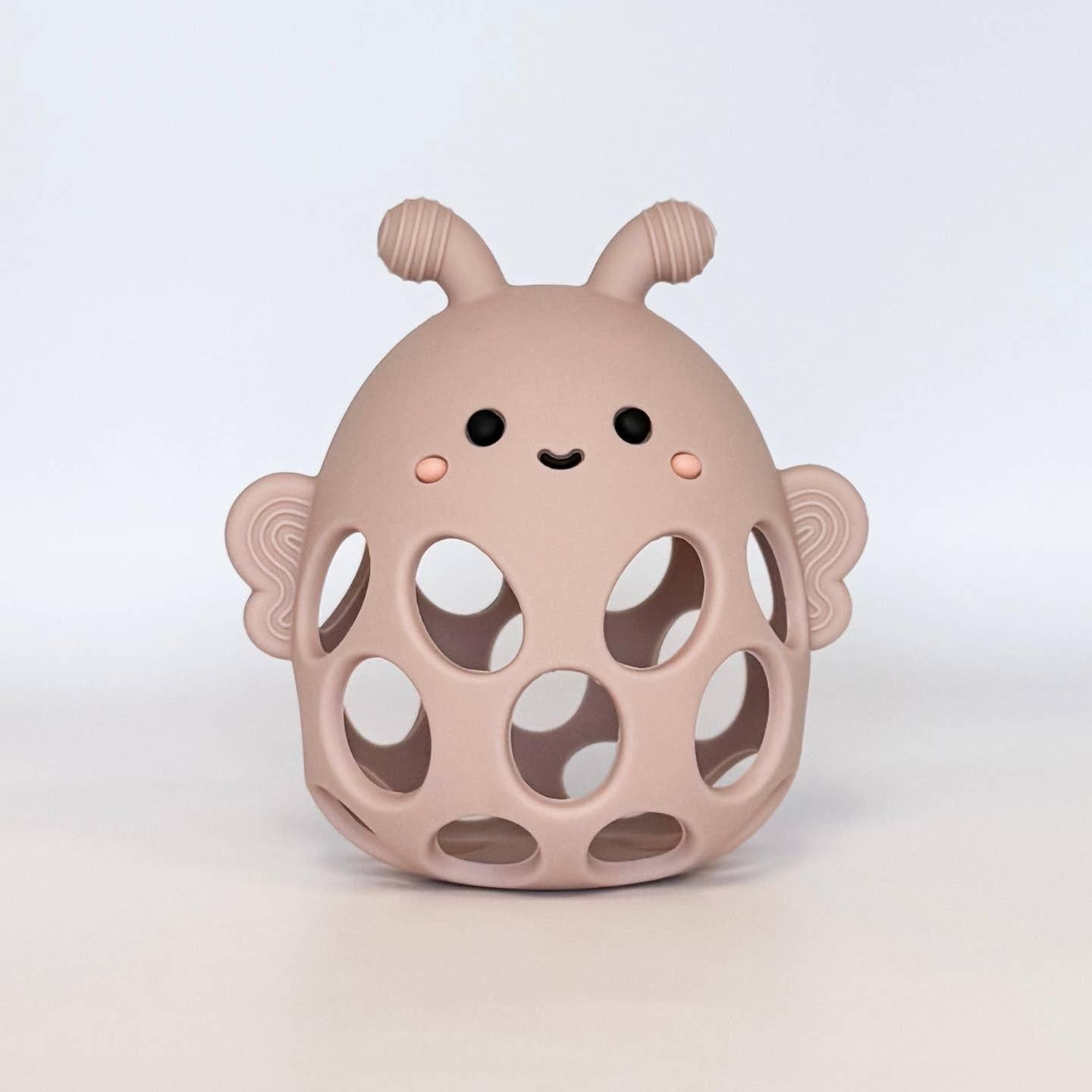 Honey Bee Petal Pink Teether