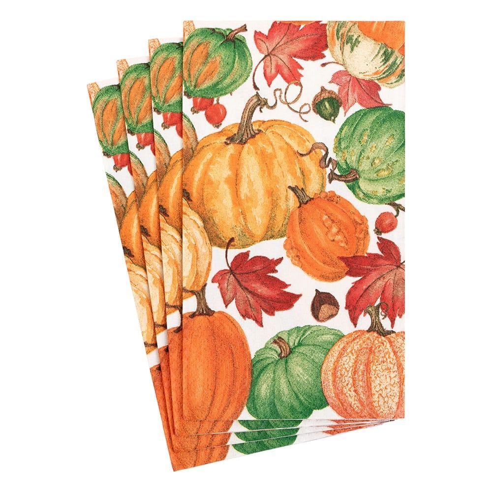 Pumpkin Field Paper Guest Towel Napkins