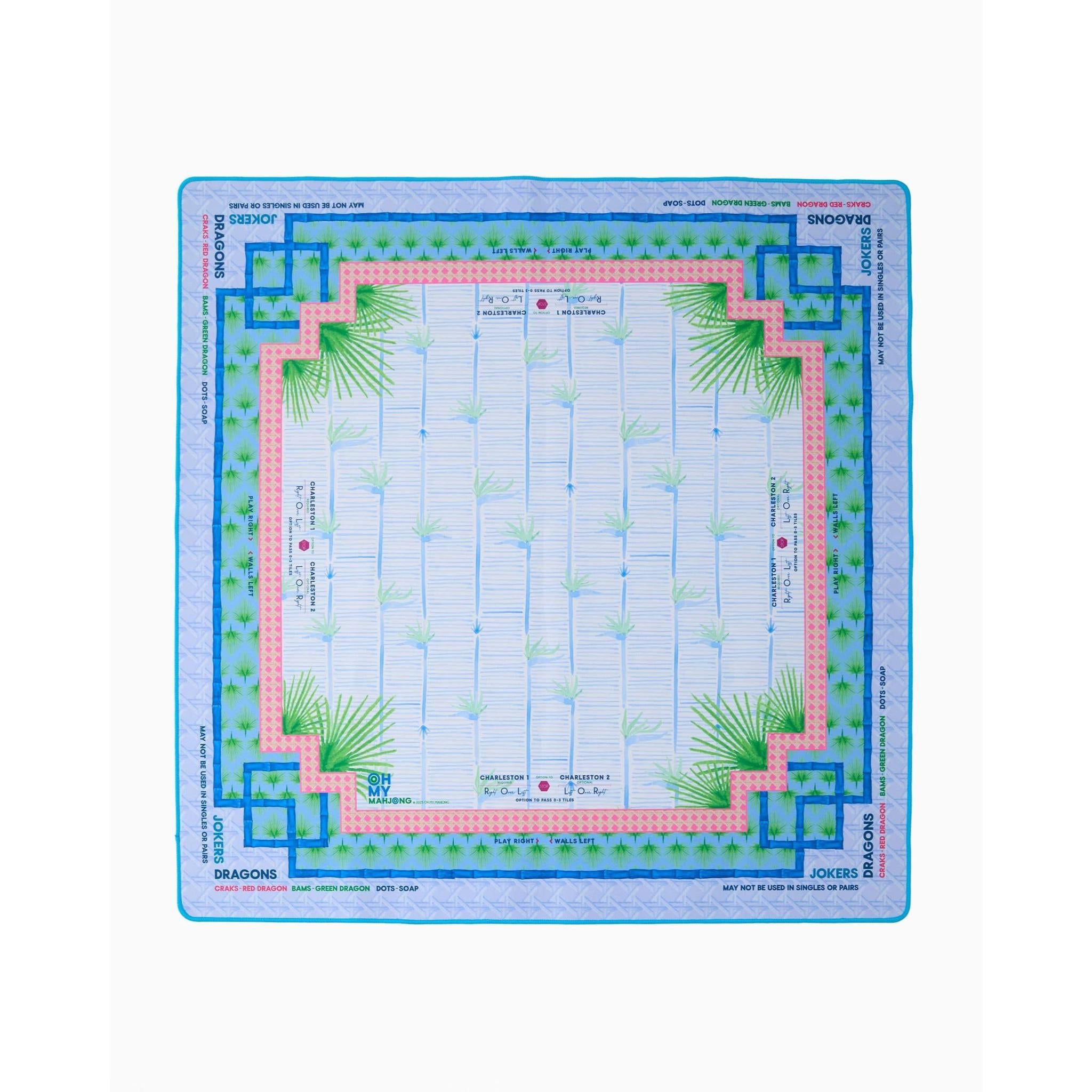 Palm Paradise Mahjong Mat