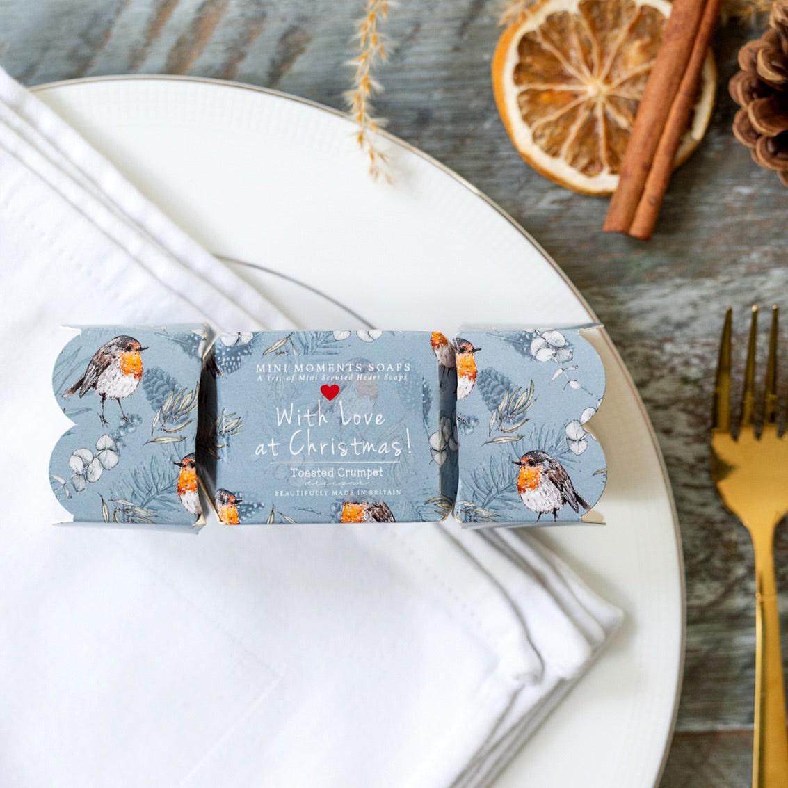 Robin Boxed Mini Heart Soaps
