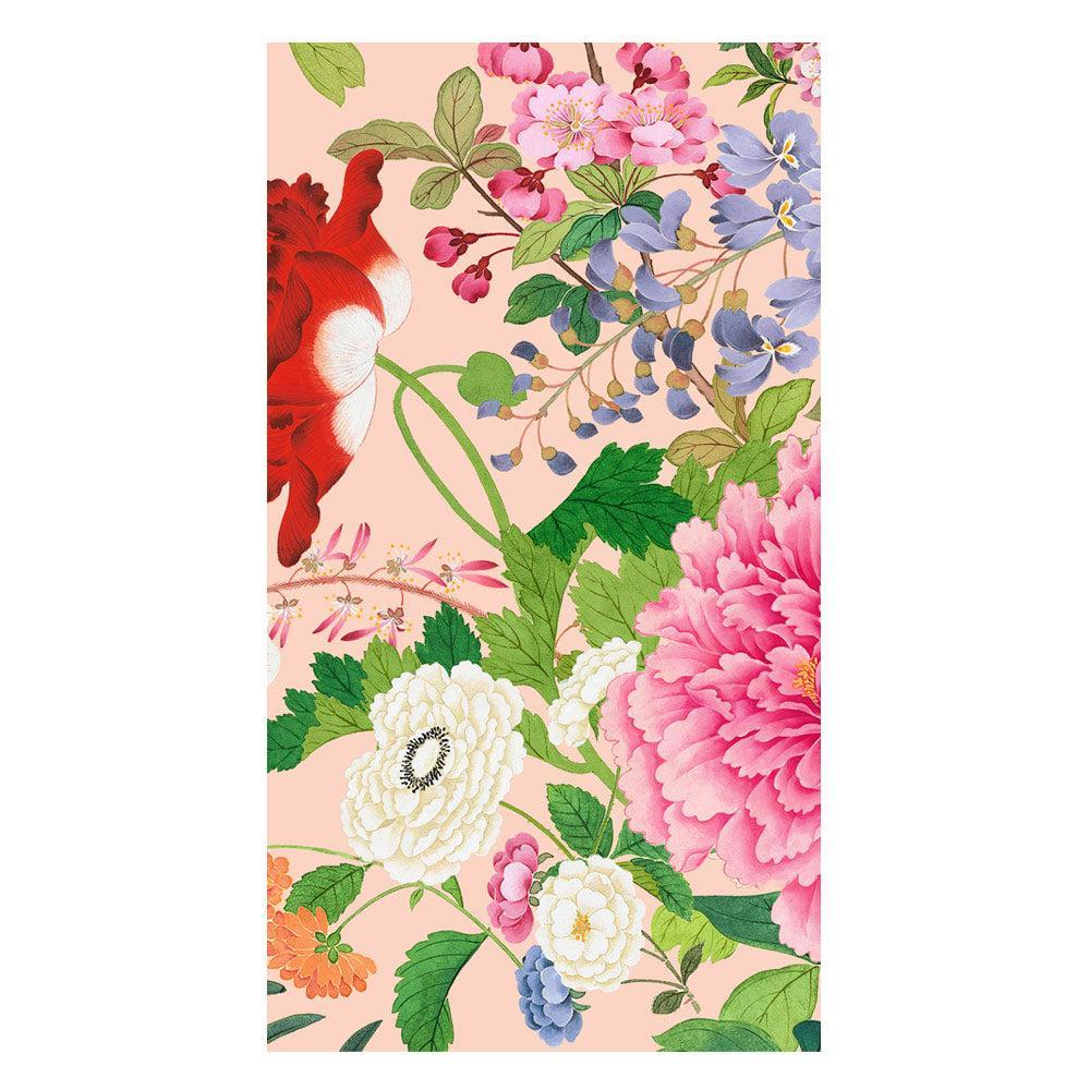 A Profusion Of Flowers Pink Guest Towel Napkins