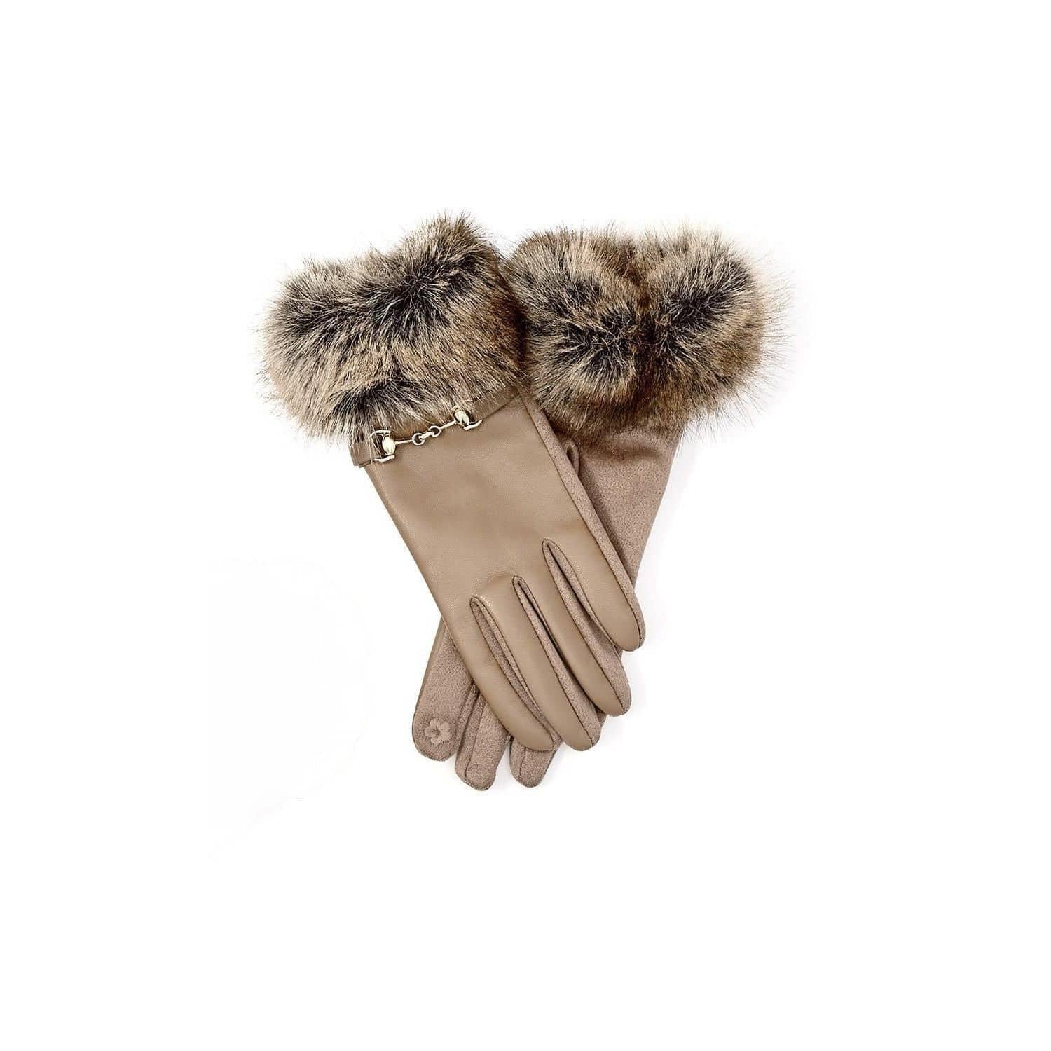 Faux Fur Cuff Glove