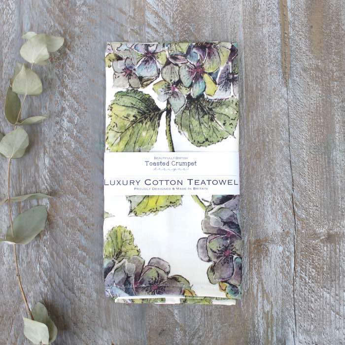 Hydrangea Tea Towel
