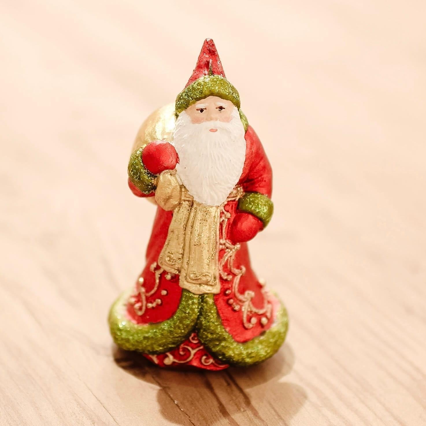 Winterman Santa Ornament