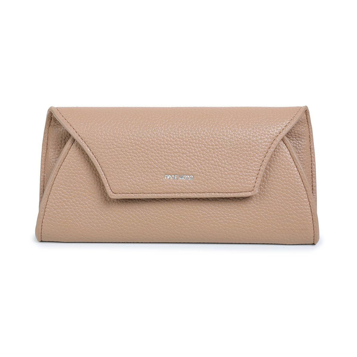 Mavis Pebbled Wallet | Latte