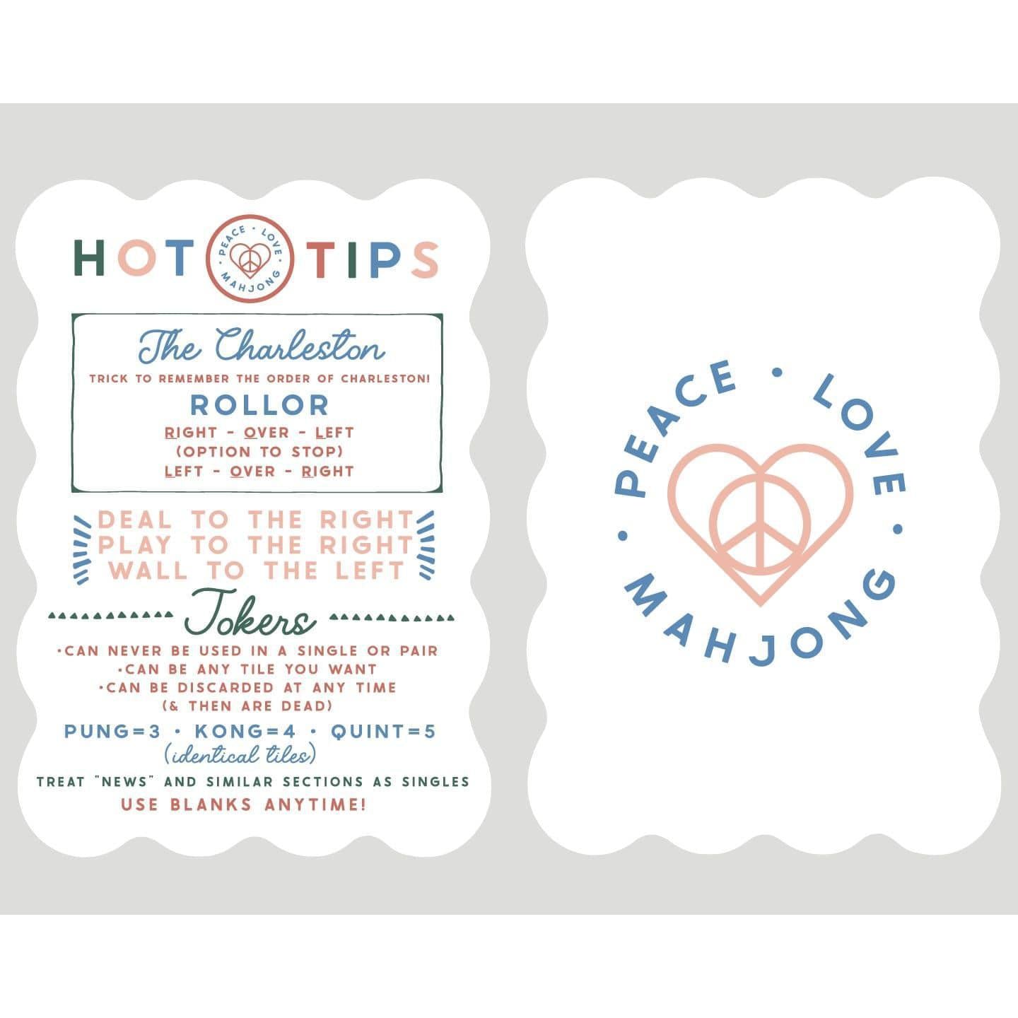 Hot Tips White Mahjong Tile Shufflers