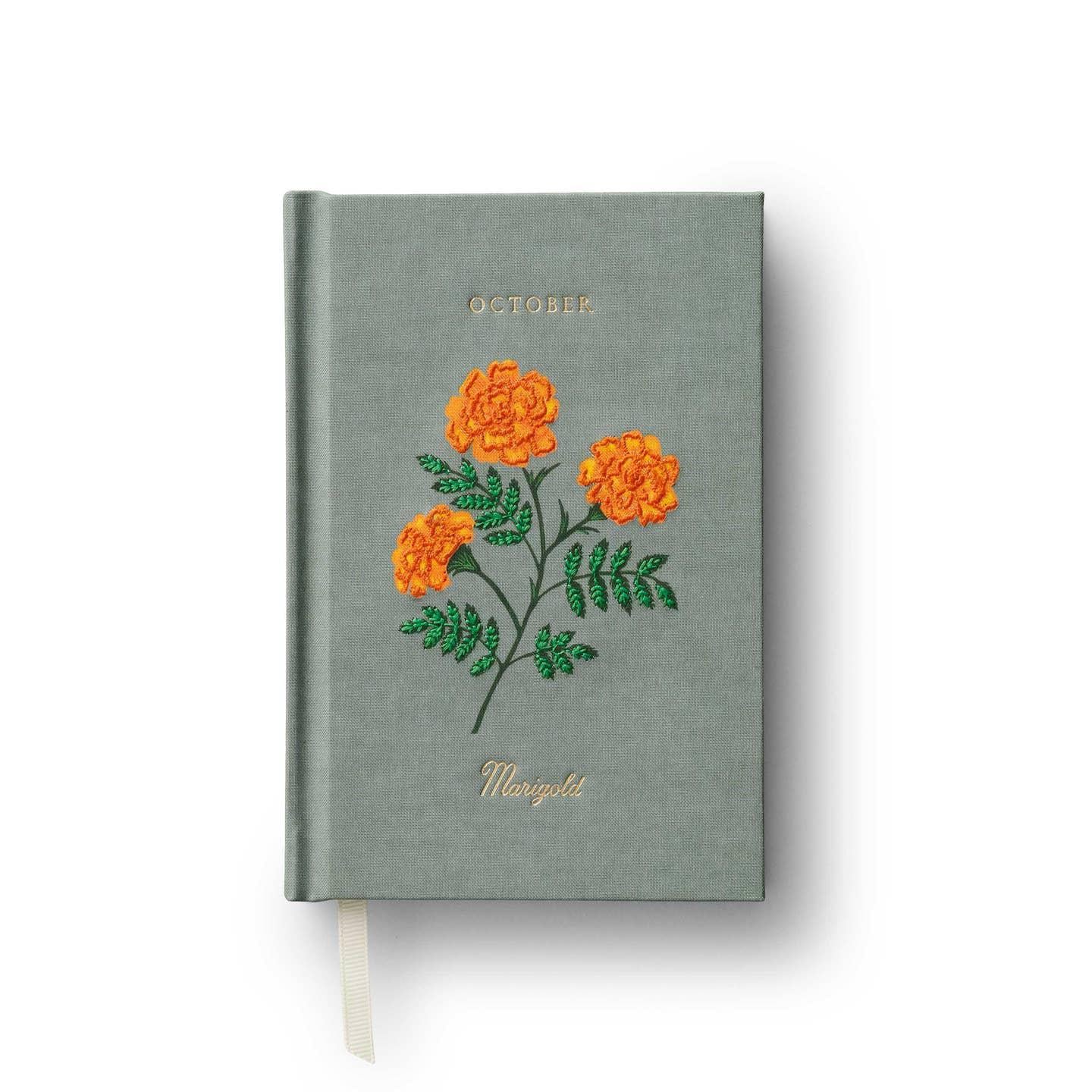 Birth Month Mini Embroidered Journal