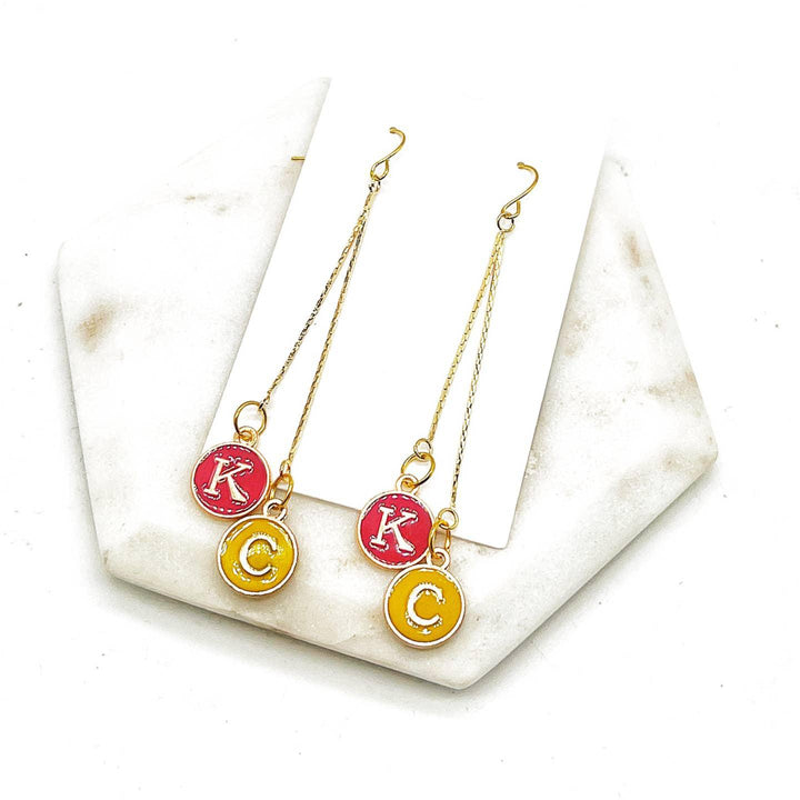 KC Charm Dangle Earrings