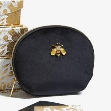 Black Velvet Cosmetic Bag