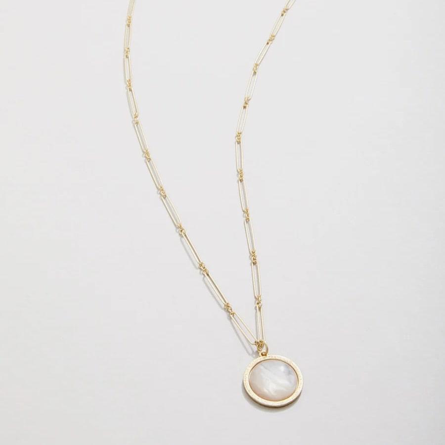 Franklin Mother-of-Pear Necklace