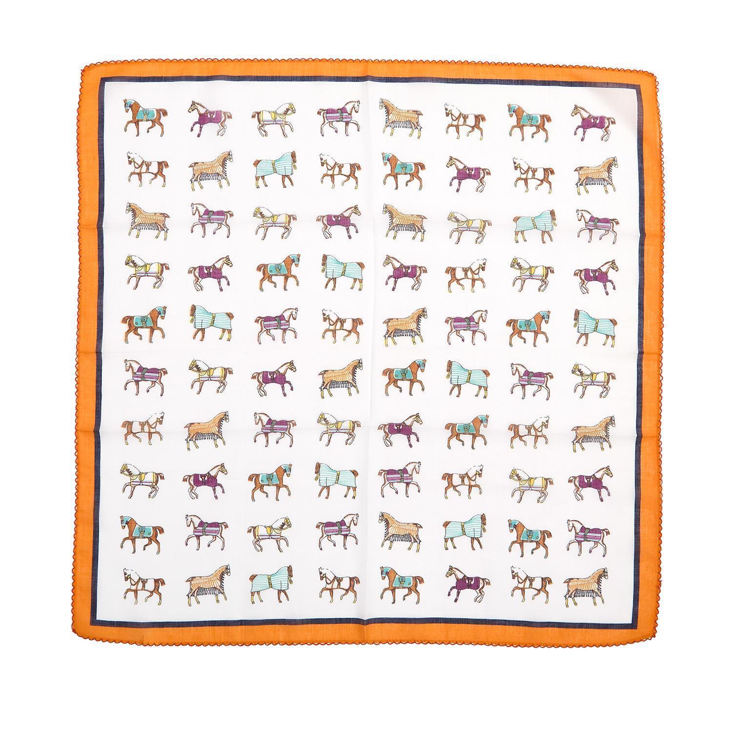 Horse Play Square Scarf