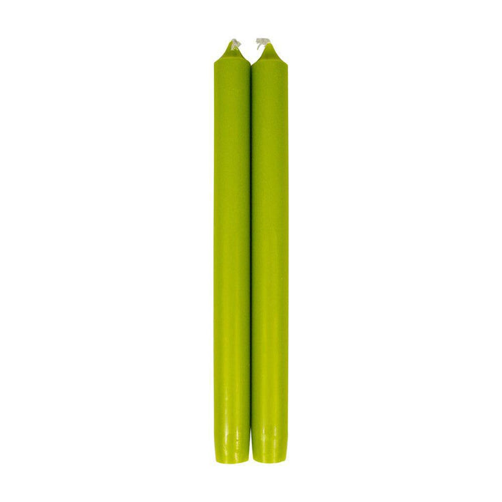 Straight Taper 10" Candles in Chartreuse