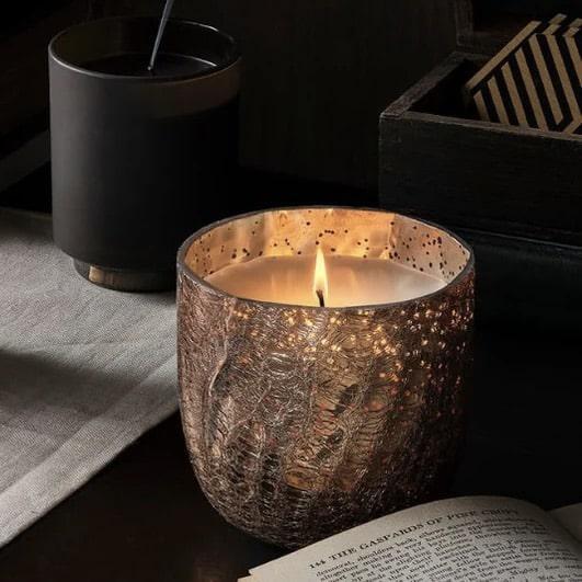 Woodfire Small Radiant Glass Candle