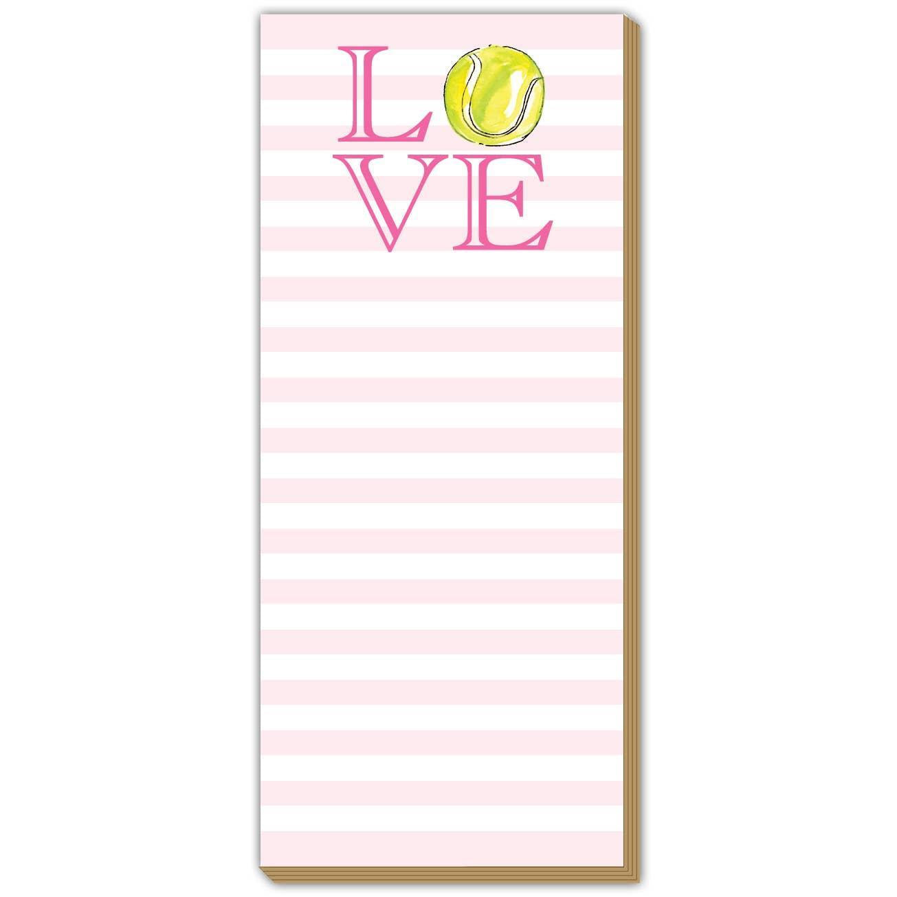 Love with Tennis Ball Luxe Skinny Pad