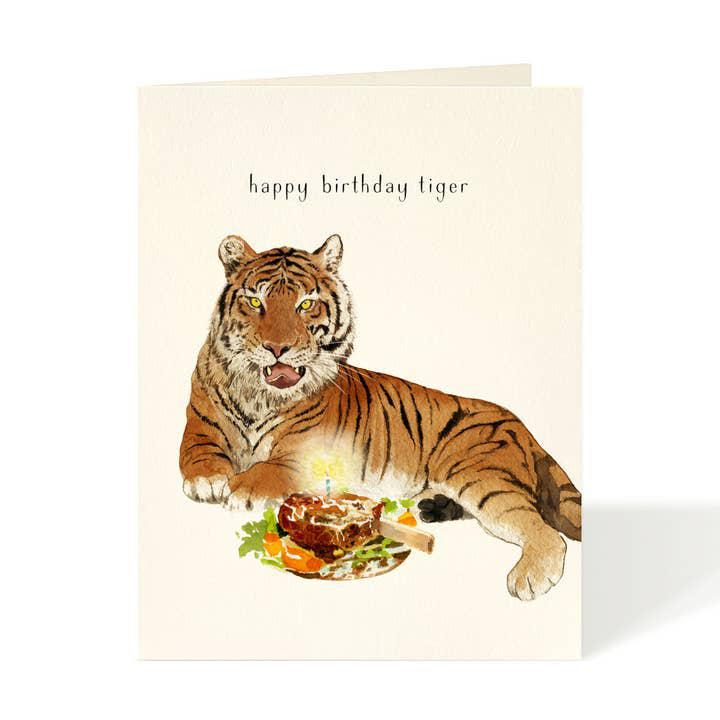 Birthday Tiger Card