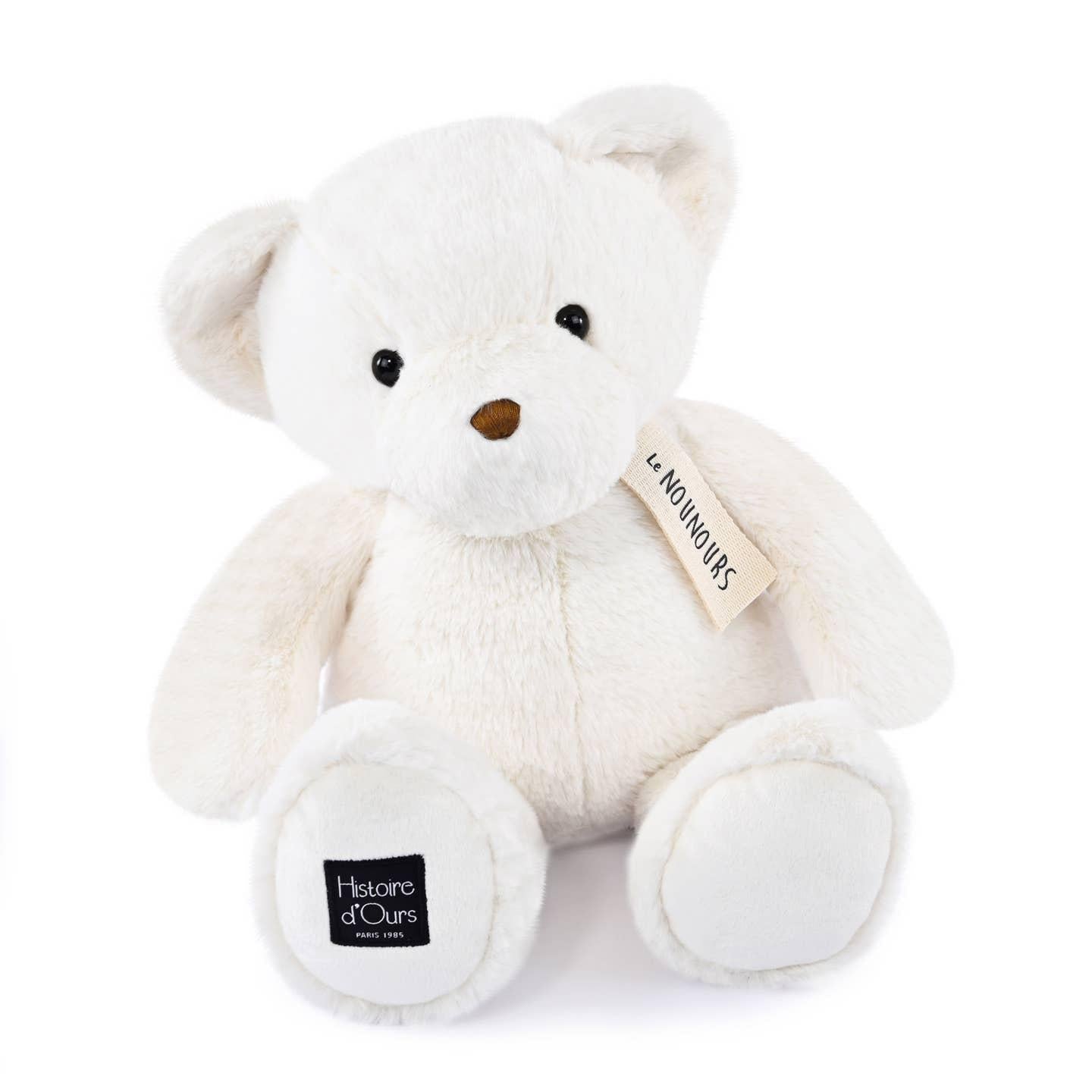 Histoire D’ours’ White Teddy Bear
