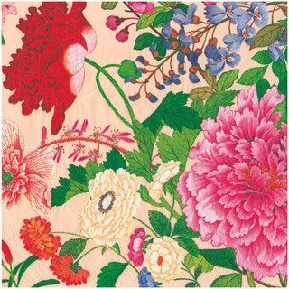 A Profusion Of Flowers Shell Pink Luncheon Napkin