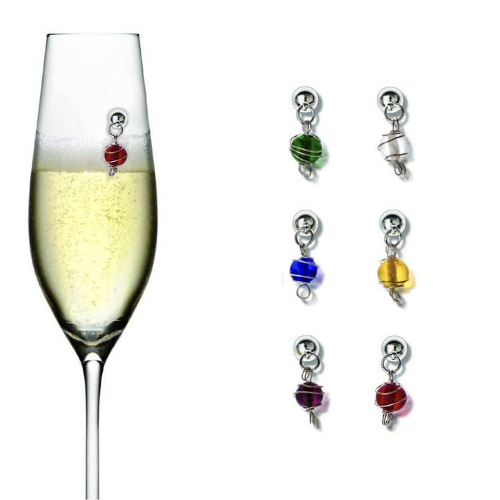 Vibrant Jewels Wine Charm Collection