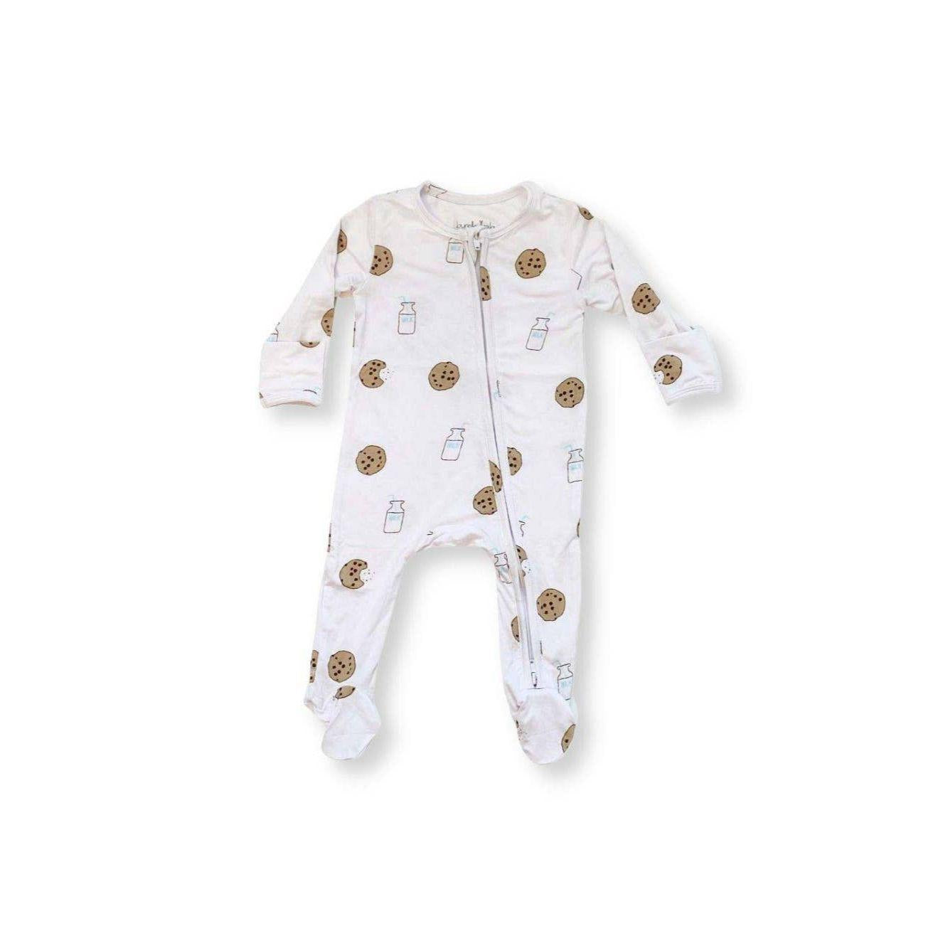 Cookie Craze Zippered Footie Onesie