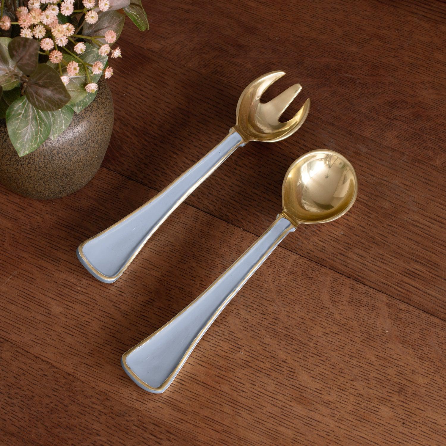 ENCANTO Soho Salad Servers | Periwinkle