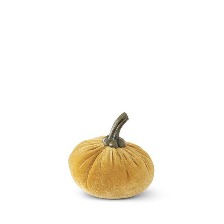 Harvest Yellow Velvet Pumpkin