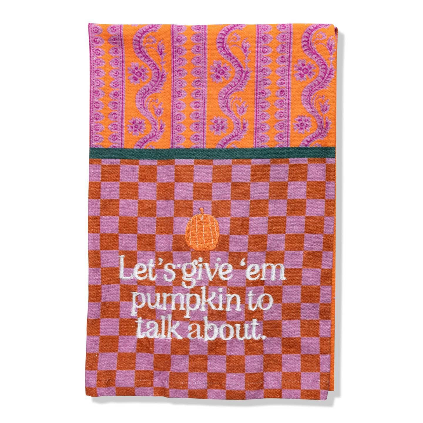 Pumpkin To Talk About Kitchen Towel