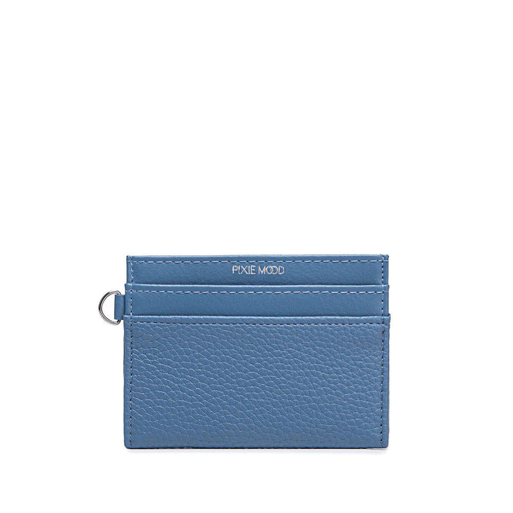 Alex Card Holder | Muted Blue