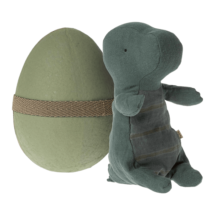 Gantosaurus in Egg, Small - Dark Petrol