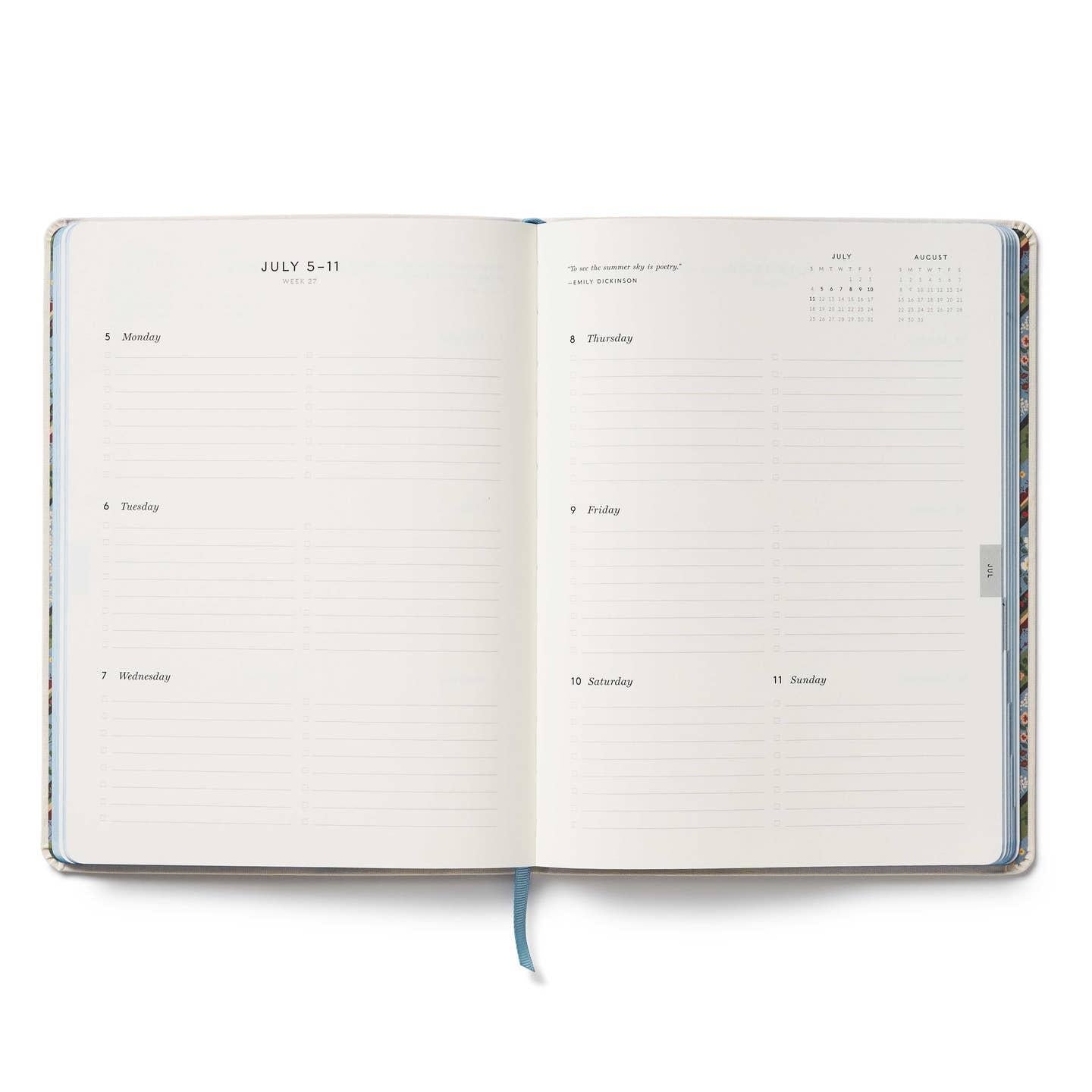 2027 Sampler 12-Month Bookbound Planner
